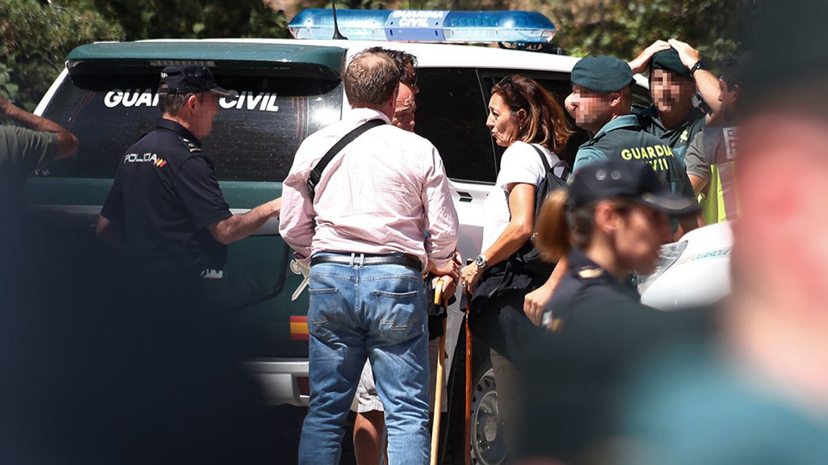 Tristeza de sus familiares por la muerte de Blanca Fernández Ochoa Tristeza de sus familiares por la muerte de Blanca Fernández Ochoa