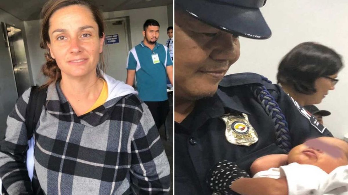 Detenida con un bebé de días escondido en su equipaje de mano en el aeropuerto de Manila intentado salir del país