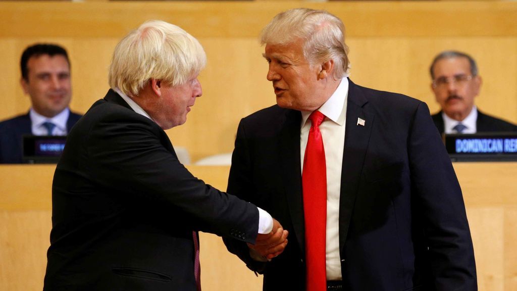 El presidente Trump mantiene su apoyo a Boris Johnson