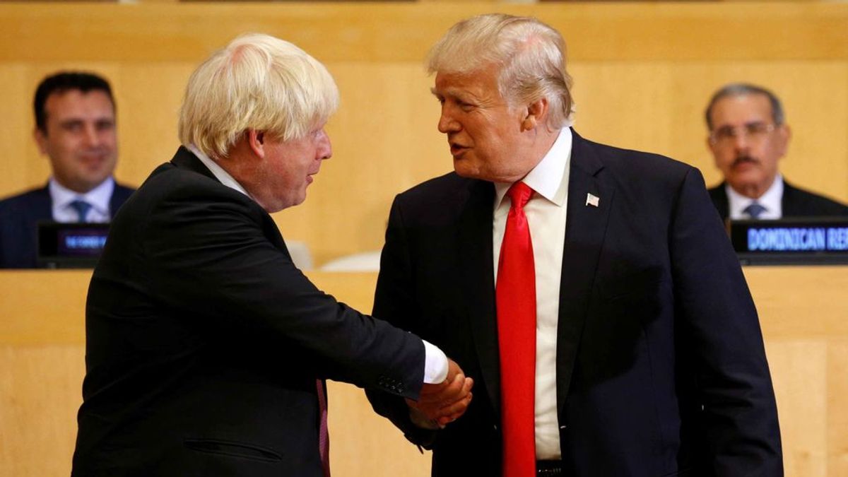 El presidente Trump mantiene su apoyo a Boris Johnson