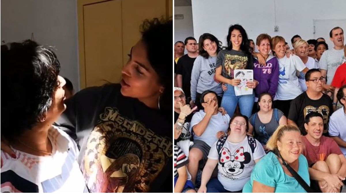 Georgina Rodríguez se emociona tras visitar una fundación para personas con diversidad funcional: "Me han hecho sentir muy feliz"