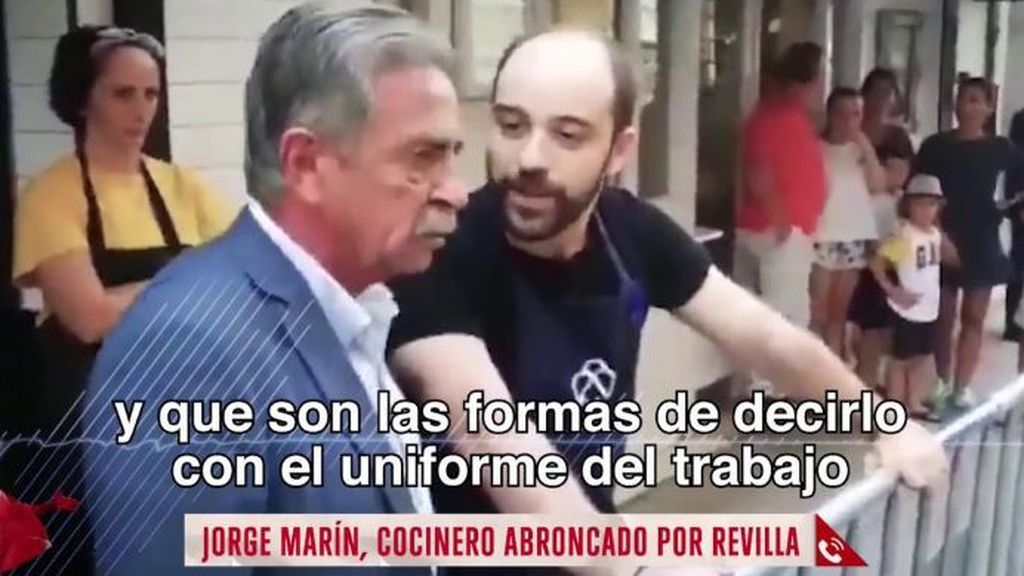 El camarero que se enfrentón con Revilla