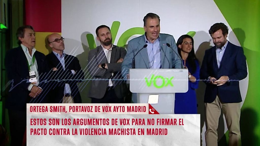 Vox niega unirse al pacto de la Comunidad de Madrid