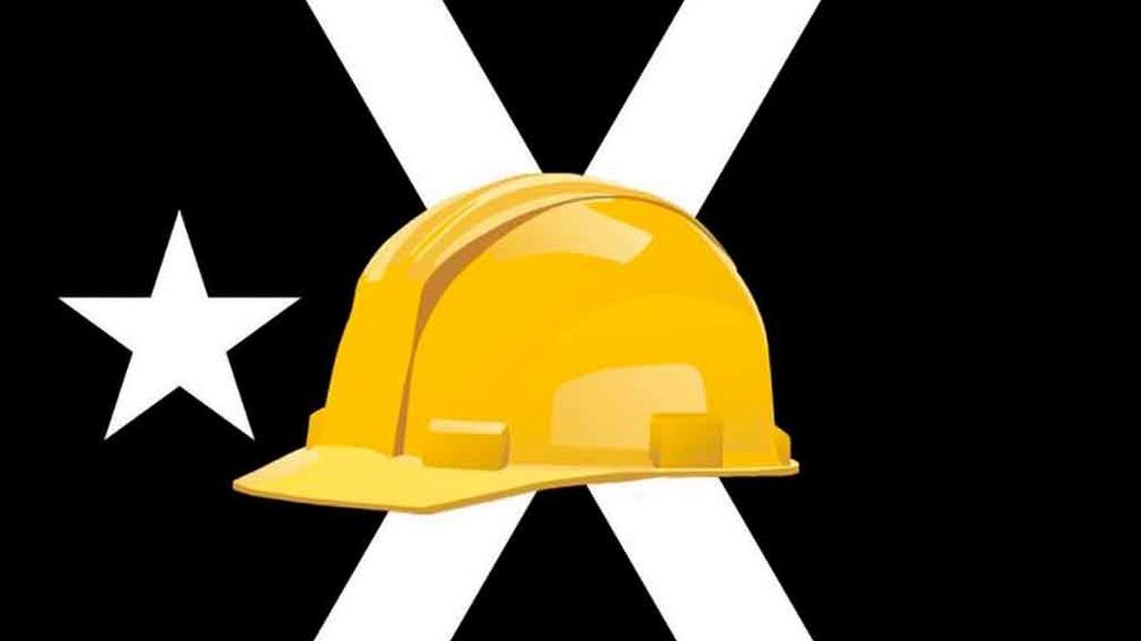 Cascos amarillos y Tsunami Democràtic, nuevos símbolos de la Diada Cascos amarillos y Tsunami Democràtic, nuevos símbolos de la Diada