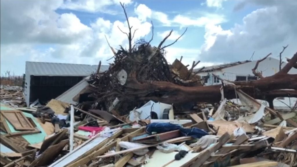 El 45% de los hogares en Bahamas han quedado arrasados tras el paso del huracán Dorian