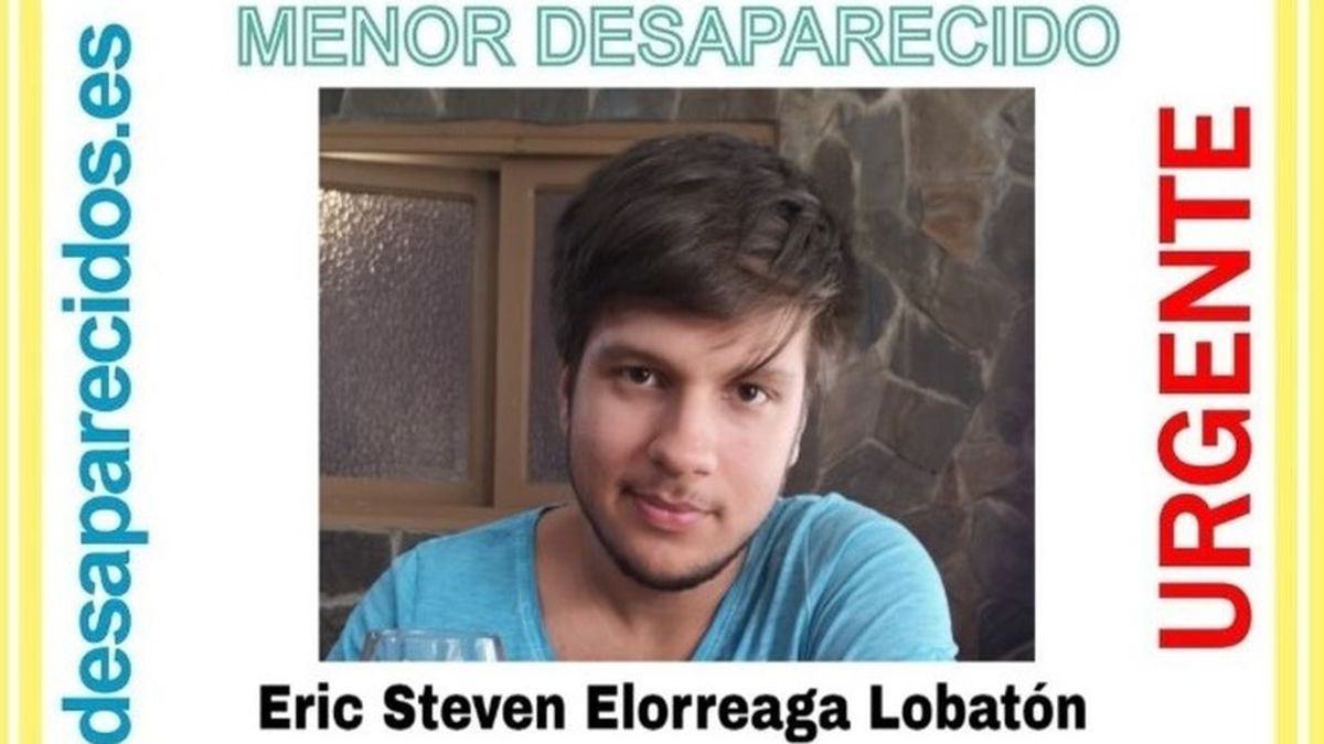 Buscan a Eric Steven Elorreaga, de 16 años, desaparecido desde este sábado en Lleida