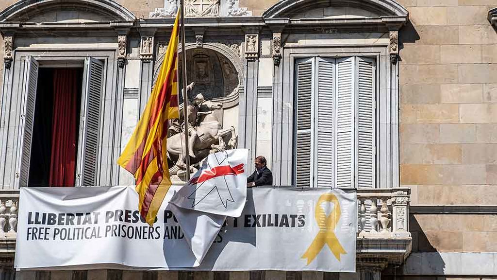 Torra amenaza con presentarse a la citación del TSJC por los lazos amarillos durante la campaña Torra amenaza con presentarse a la citación del TSJC por los lazos amarillos durante la campaña