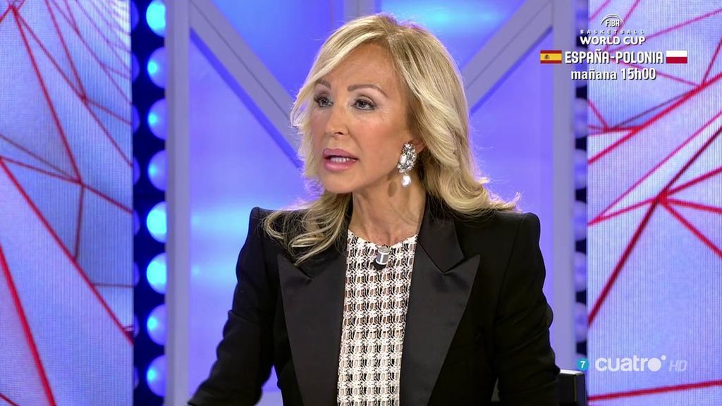 Carmen Lomana sabe a quién acusa Cifuentes de querer destruirla: "Se lo pregunté y no me lo negó"
