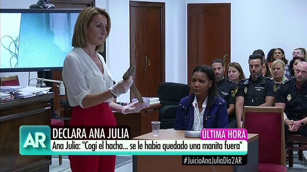 Ana Julia: "Cogí el hacha, se le había quedado una manita fuera"