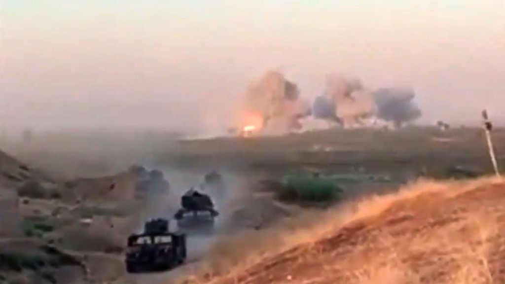 EEUU bombardea la isla de Quanus de Irak en una operación contra el ISIS