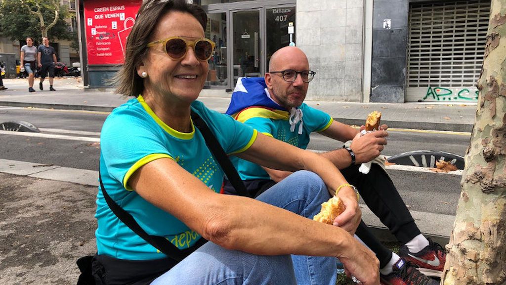 Dolors y su primo Jordi