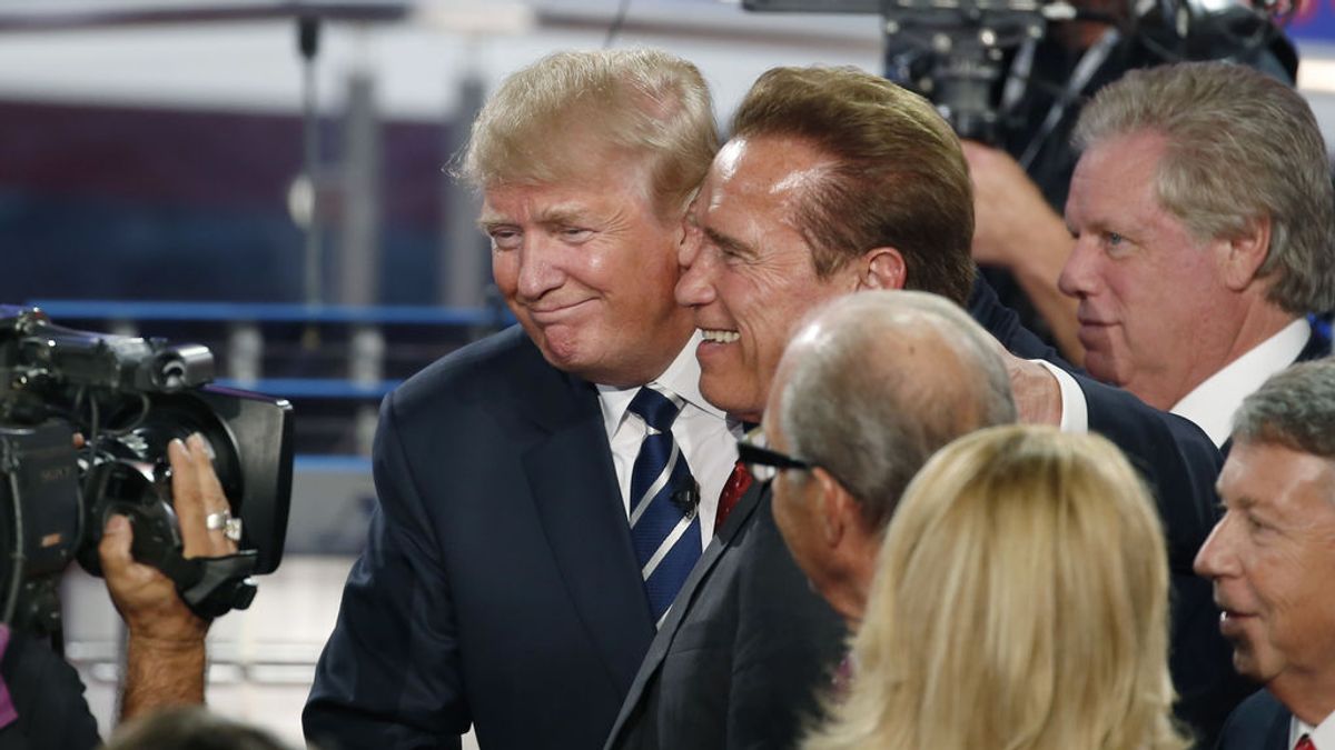 Schwarzenegger dice que Trump es un envidioso:  "está enamorado de mí, quiere ser como yo"