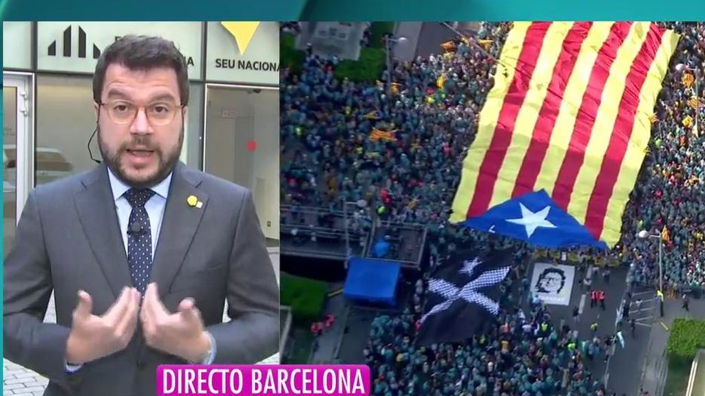 Pere Aragonès, vicepresidente de la Generalitat: “Los independentistas no vamos a desaparecer por muchas sentencias del Supremo"