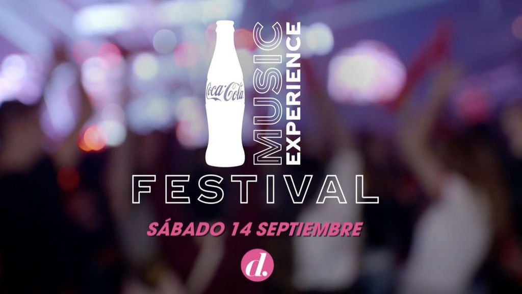 Divinity emitirá en directo la segunda cita del festival 'Coca-Cola Music Experience' este sábado a las 21:30 horas