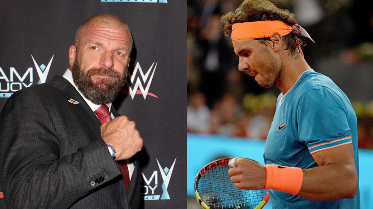 Triple H regala un cinturón de campeón de la WWE a Rafa Nadal tras ganar el US Open