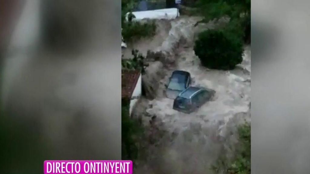 Alerta roja por gota fría: se desborda el río en la localidad valenciana de Ontinyent