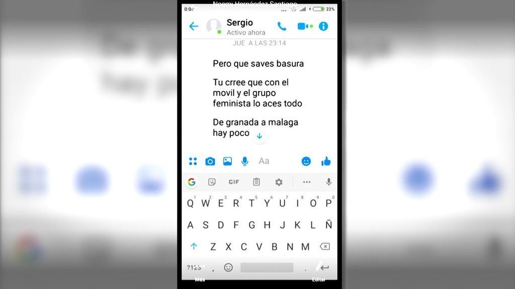 "Algún día contaré a mis nietos que hablé con un asesino": los mensajes entre las amigas de Dana y su novio Sergio