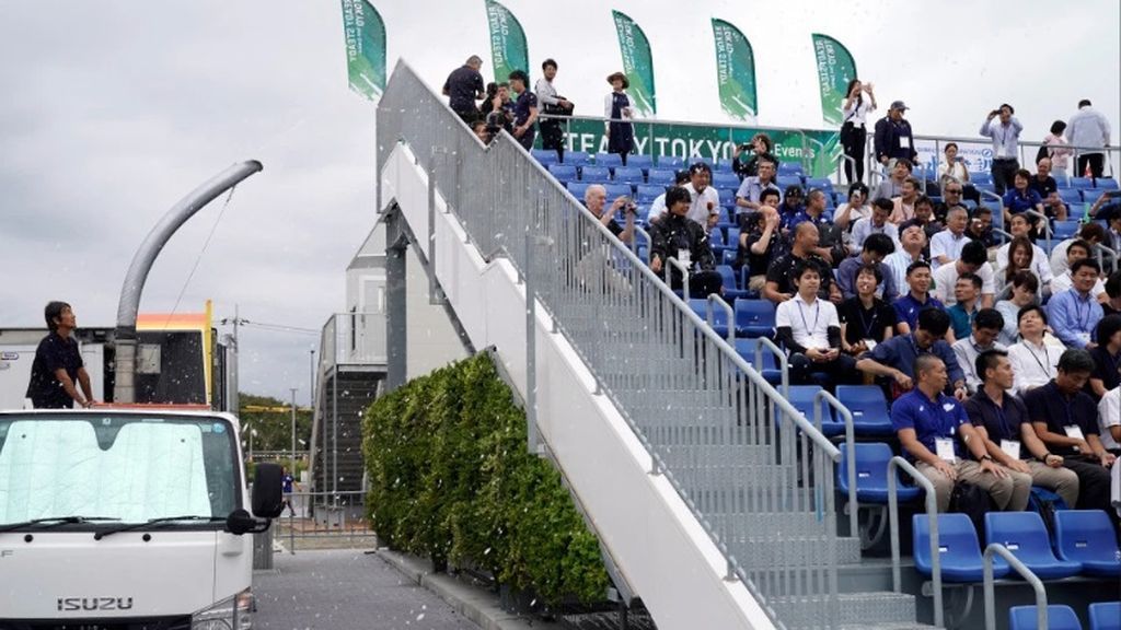 Nieve para enfriar a los espectadores en Tokyo 2020: se prueban las primeras medidas contra las altas temperaturas Nieve para enfriar a los espectadores en Tokyo 2020: se prueban las primeras medidas contra las altas temperaturas