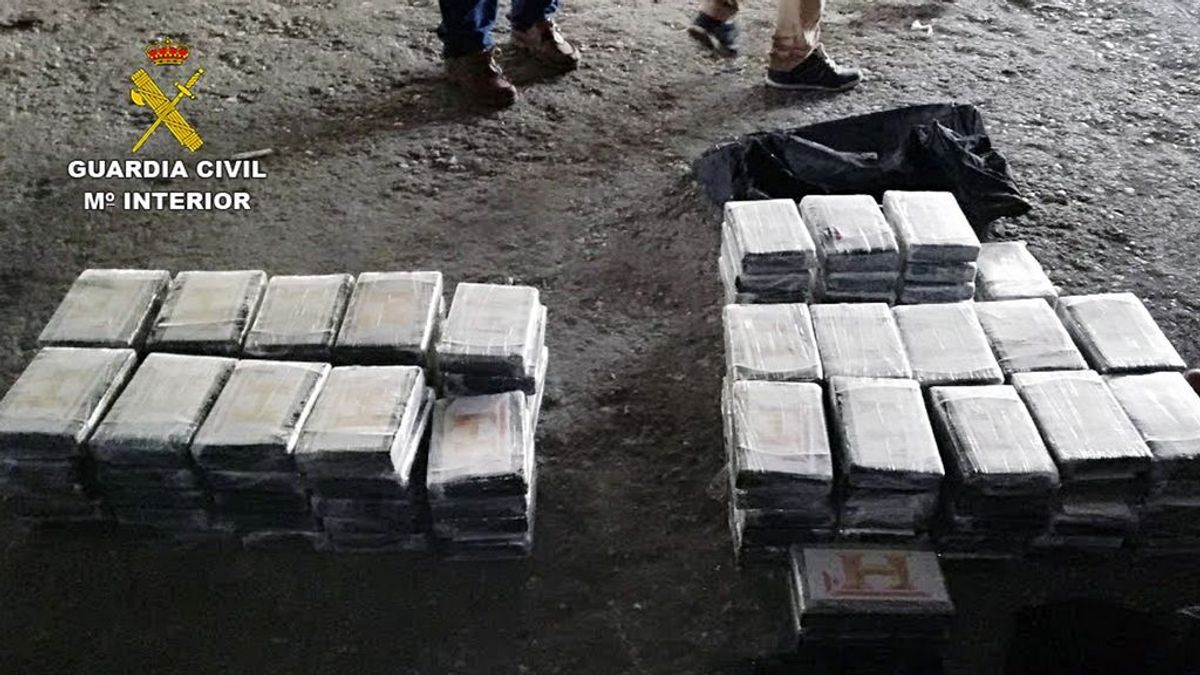 Interceptado un camión con 127 kilos de cocaína oculta en pieles de animal en Lorca, Murcia