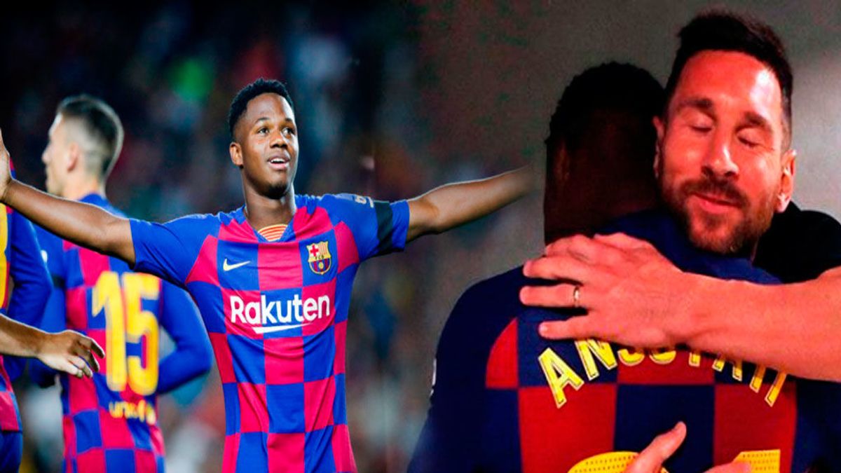A falta de Messi, bueno es Ansu Fati: Gol y asistencia en su primer partido como titular en el Camp Nou A falta de Messi, bueno es Ansu Fati: Gol y asistencia en su primer partido como titular en el Camp Nou