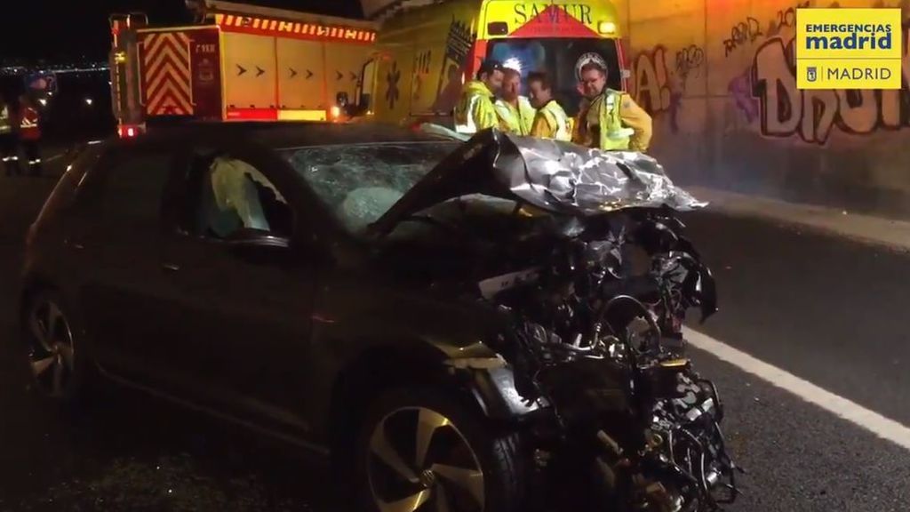 Un kamikaze mata a un conductor al colisionar con él en la M-50 de Madrid