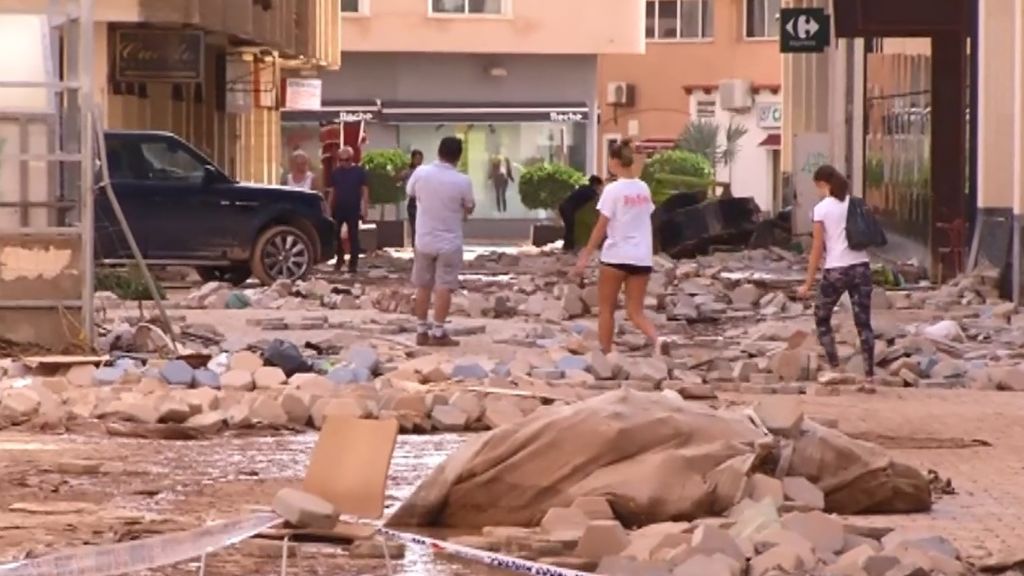 Los efectos de la DANA no se olvidarán en Murcia: continúan las labores de limpieza
