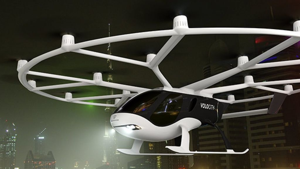Volocopter, el taxi volador: primera demostración de vuelo en Stuttgart Volocopter, el taxi volador: primera demostración de vuelo en Stuttgart