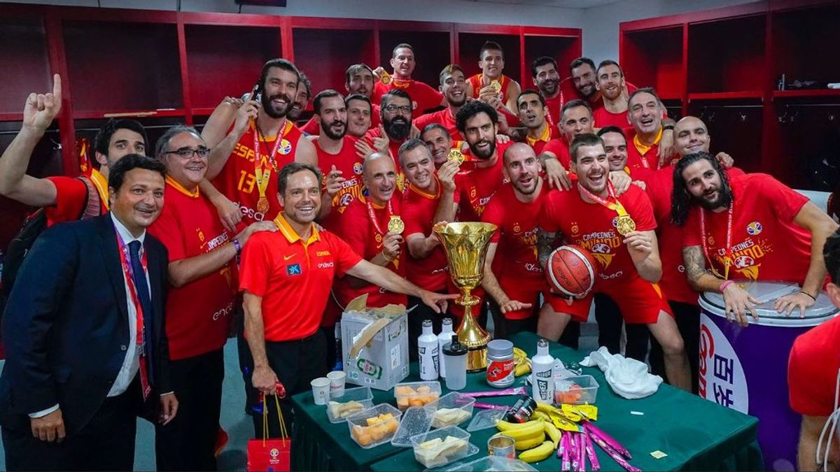 Minuto a minuto, la celebración de la selección española de su título mundial de baloncesto Minuto a minuto, la celebración de la selección española de su título mundial de baloncesto