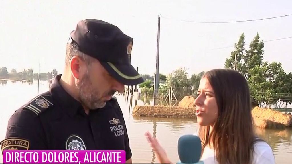 La pedanía alicantina de Dolores, muy afectada por las lluvias torrenciales