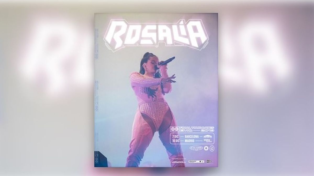Rosalía anuncia dos conciertos en Barcelona y Madrid en diciembre