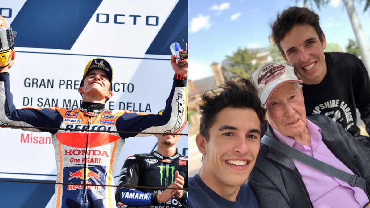 La rutina de los lunes de los Márquez tras disputar cada Gran Premio: comentarlo con su abuelo La rutina de los lunes de los Márquez tras disputar cada Gran Premio: comentarlo con su abuelo