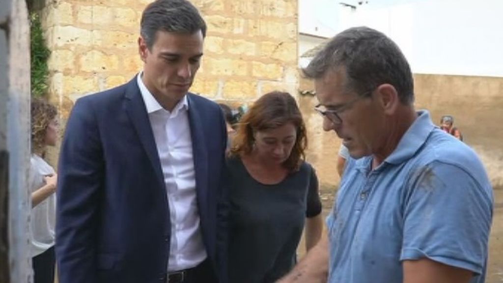 Pedro Sánchez garantiza "los recursos económicos" necesarios para volver a la normalidad en las zonas afectadas por el temporal