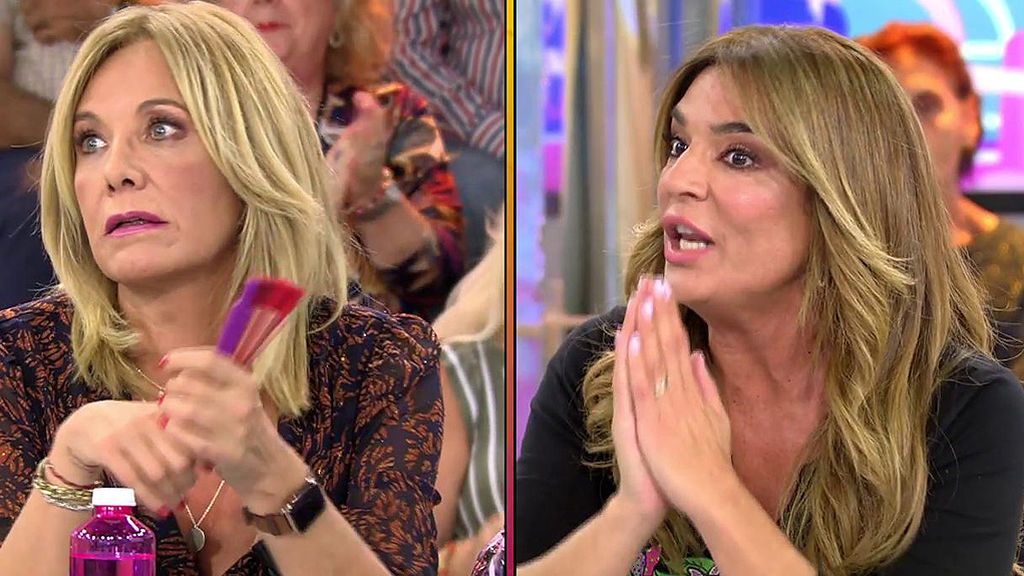 El enfrentamiento de Belén Rodríguez y Raquel Bollo por Antonio David Flores