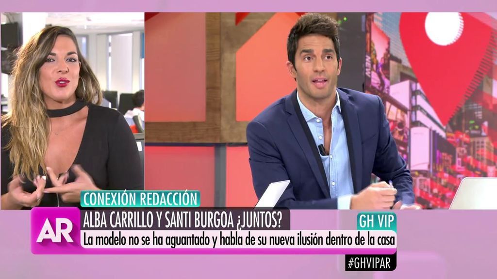 Alba Carrillo confirma su relación con Santi Burgoa en una conversación dentro de 'GH VIP'