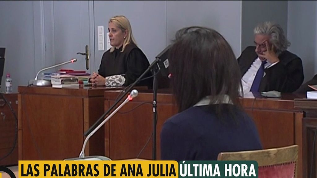 Últimas palabras de Ana Julia en el juicio: “Pido perdón a todos los que he hecho daño”