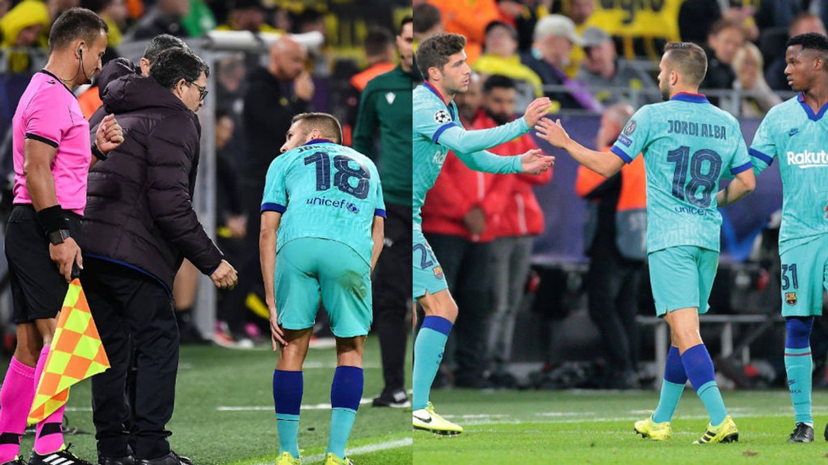 Jordi Alba, baja por tiempo indefinido tras sufrir una lesión en el bíceps femoral izquierdo Jordi Alba, baja por tiempo indefinido tras sufrir una lesión en el bíceps femoral izquierdo