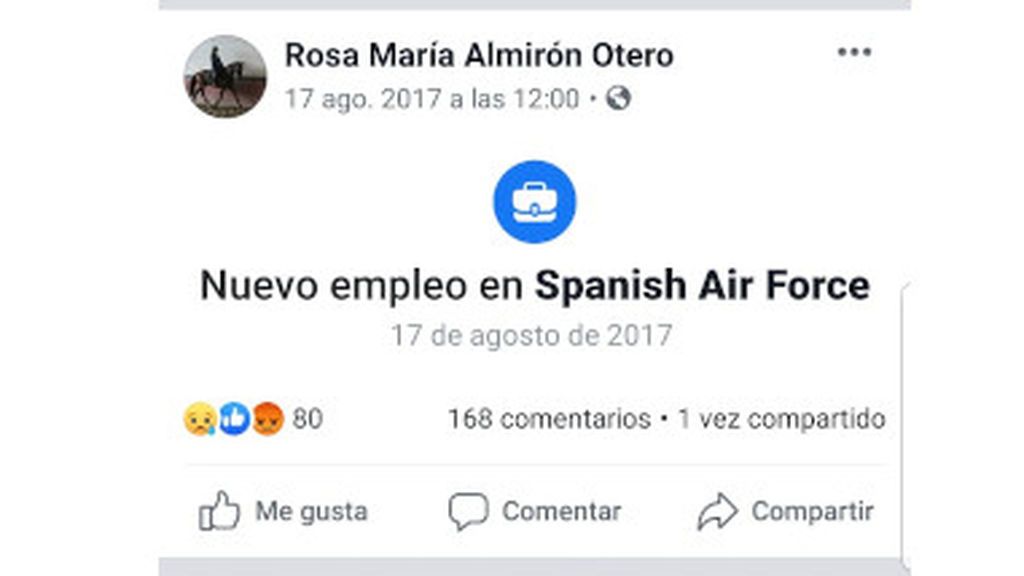 Rosa Almirón, la joven alférez que soñaba con volar en el 