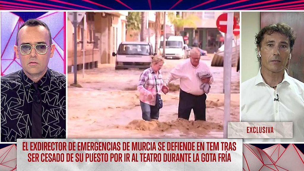 Pablo Ruíz Palacios, Director de Emergencias de Murcia: “Yo he estado achicando agua en las peores zonas”