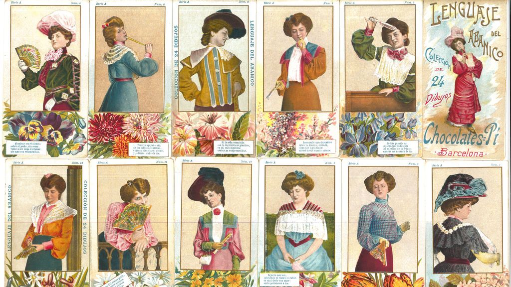7. Cromos Lenguaje del abanico 1