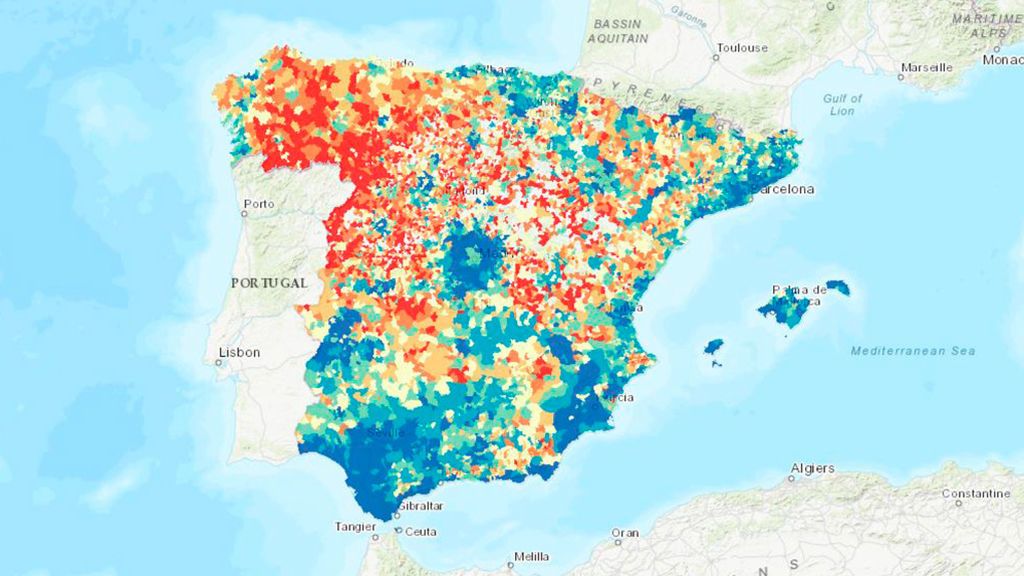 El pueblo más joven de España está en Navarra y el más viejo en Teruel