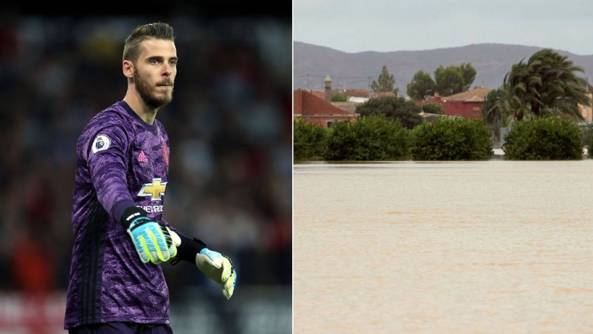 El lado más solidario de De Gea: Dona 200.000 euros para los afectados por la gota fría El lado más solidario de De Gea: Dona 200.000 euros para los afectados por la gota fría