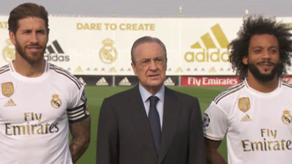 La cara de Florentino en la sesión fotográfica del Real Madrid lo dice todo