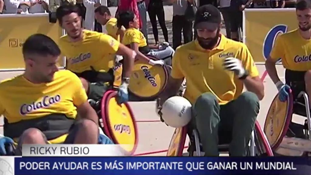Ricky Rubio solidario