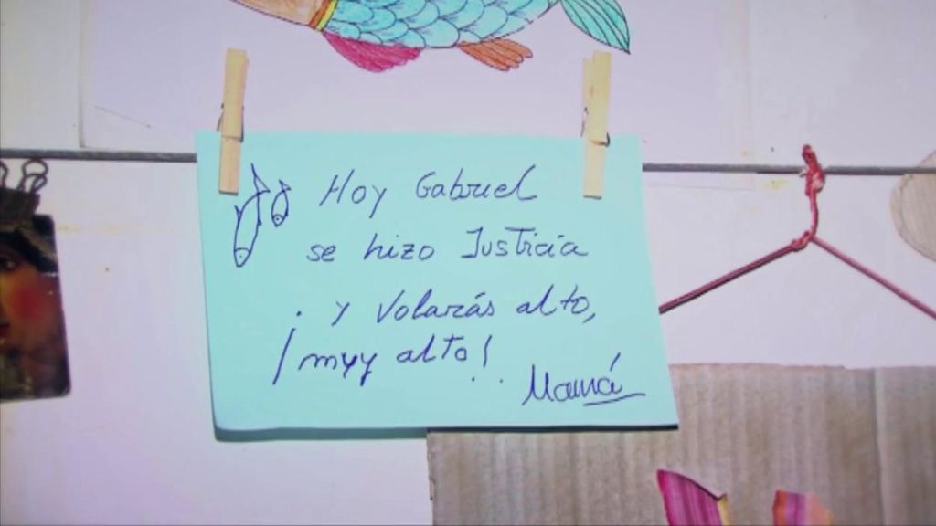 Mensaje de la madre de Gabriel