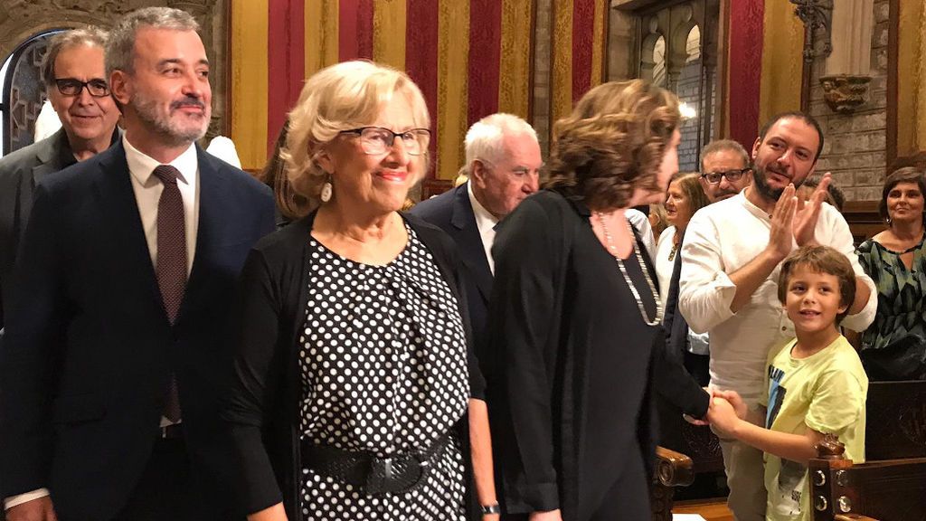 Manuela Carmena sube el telón de las fiestas de la Mercè 2019 Manuela Carmena sube el telón de las fiestas de la Mercè 2019