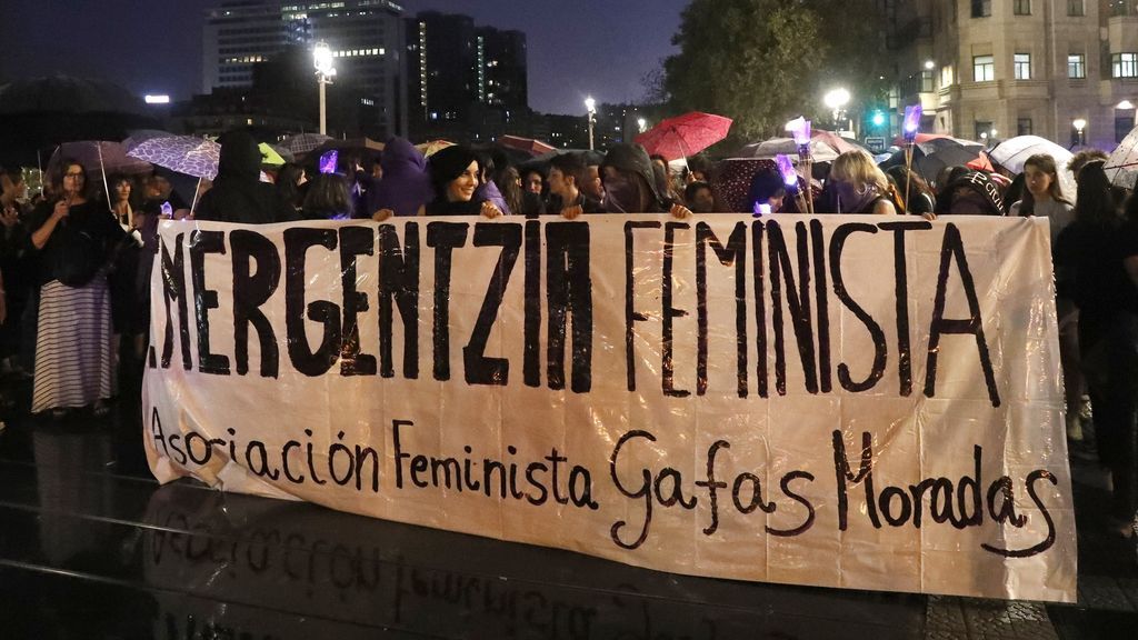 Concentraciones feministas contra la violencia machista en una veintena de ciudades españolas