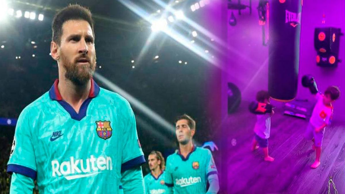 Duelo de 'boxeo' entre Ciro y Mateo Messi al más puro estilo 'Rocky Balboa' Duelo de 'boxeo' entre Ciro y Mateo Messi al más puro estilo 'Rocky Balboa'