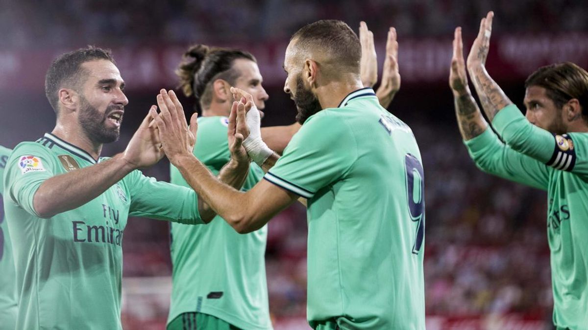 El Real Madrid se pone colíder gracias a un gol de Benzema ante el Sevilla (0-1) El Real Madrid se pone colíder gracias a un gol de Benzema ante el Sevilla (0-1)