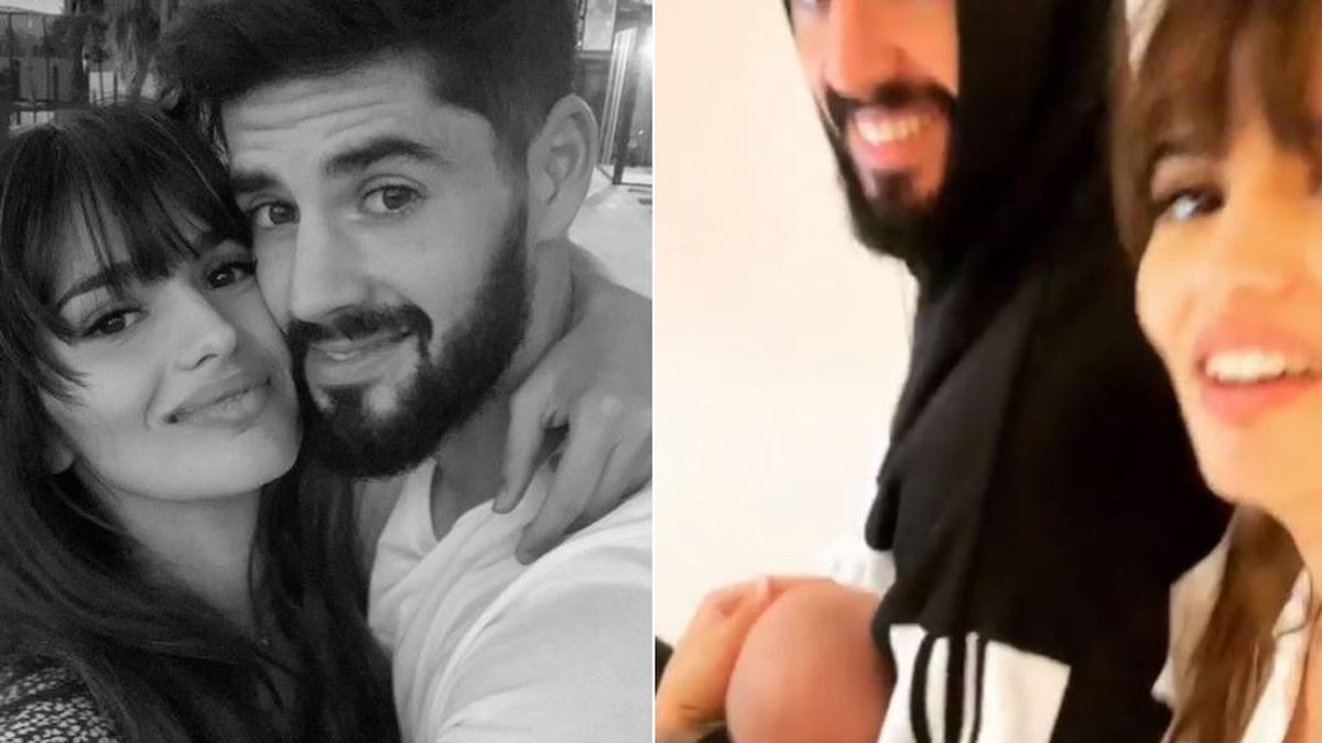 Isco entrena en la cinta de correr con su bebé en brazos: "De aquí a Marte"