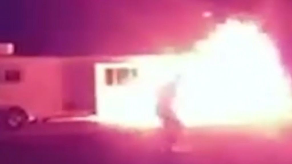 Dos heridos graves en la explosión del depósito de gas de una caravana en Nuevo México